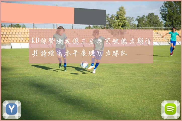 KD称赞谢泼德三分与突破能力期待其持续高水平表现助力球队
