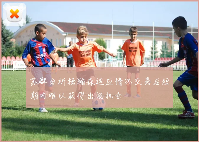 苏群分析杨瀚森适应情况交易后短期内难以获得出场机会